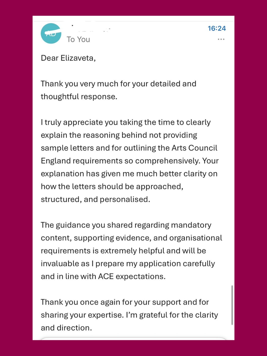 Endorsement success story 7